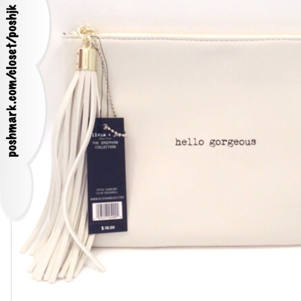 💛 NWT Olivia and Joy Saying Pouch